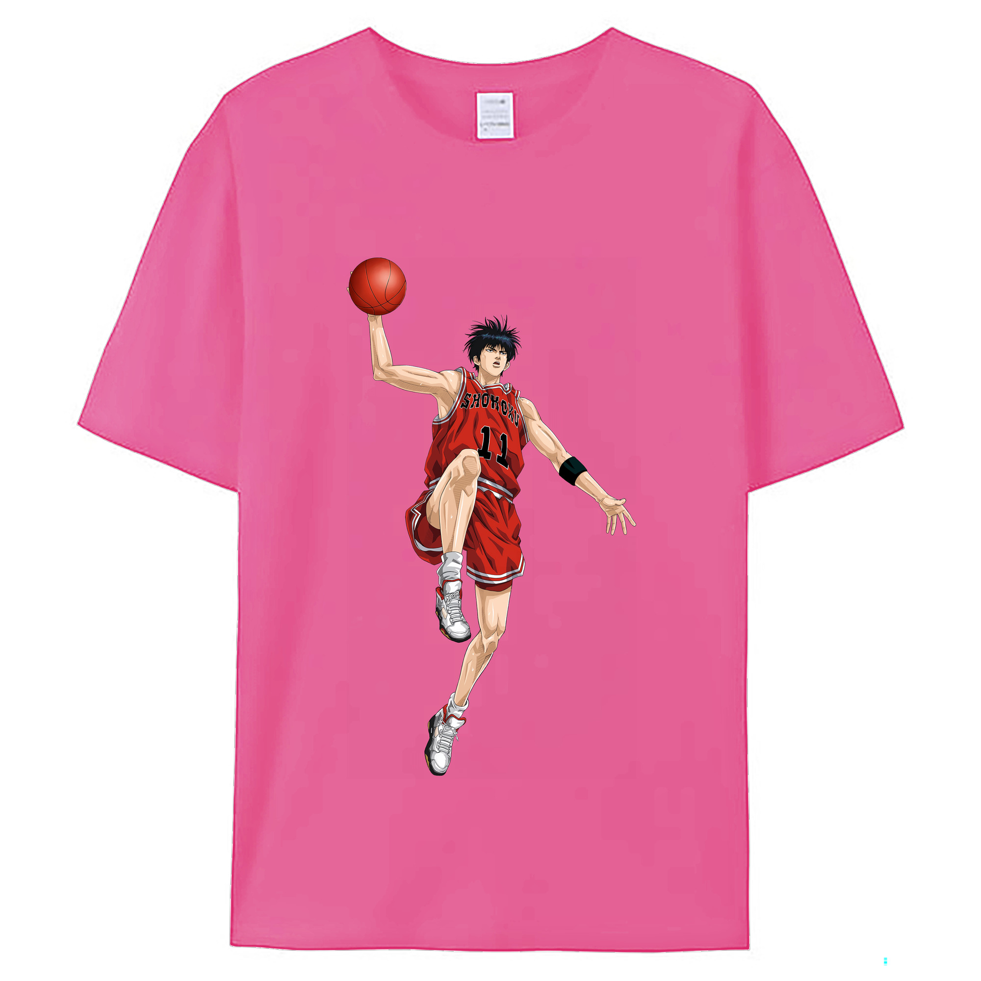 （画像用） SLAM DUNK／スラムダンク レディースカジュアルプリントTシャツ（綿100％）